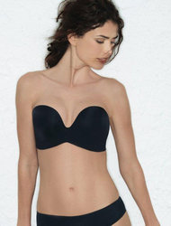 Σουτιέν Perfect Strapless Push-Up CUP-C Μαύρο