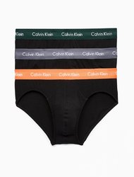 Pack 3 Slips Briefs Cotton Stretch
