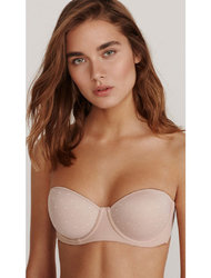 Σουτιέν Strapless Balconet Mαύρο